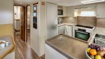 Sailing yacht Antares III - Galley and Crew Mess